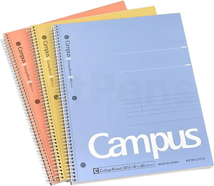 KOKUYO Campus spiral notebooks