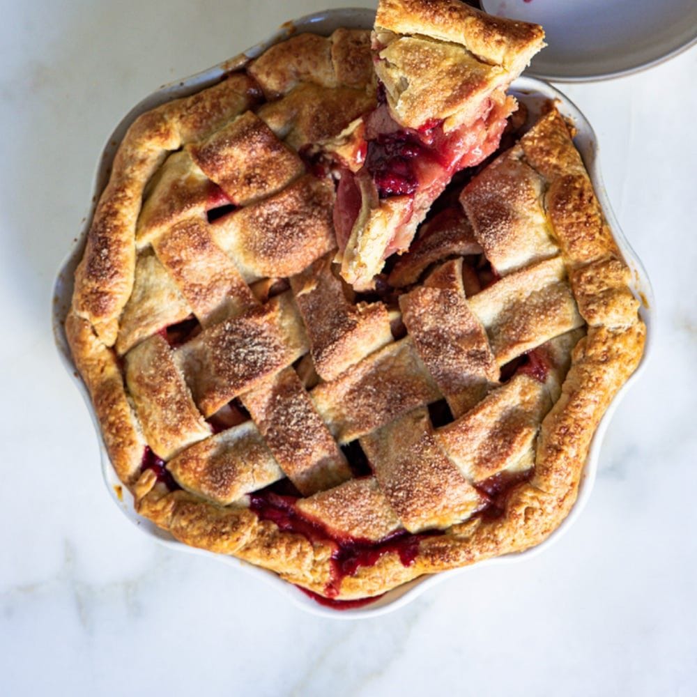 Apple and Blackberry Pie