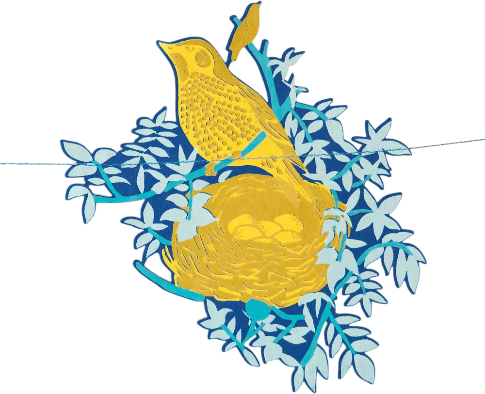 "Nests" Seasonal Garland | East End Press