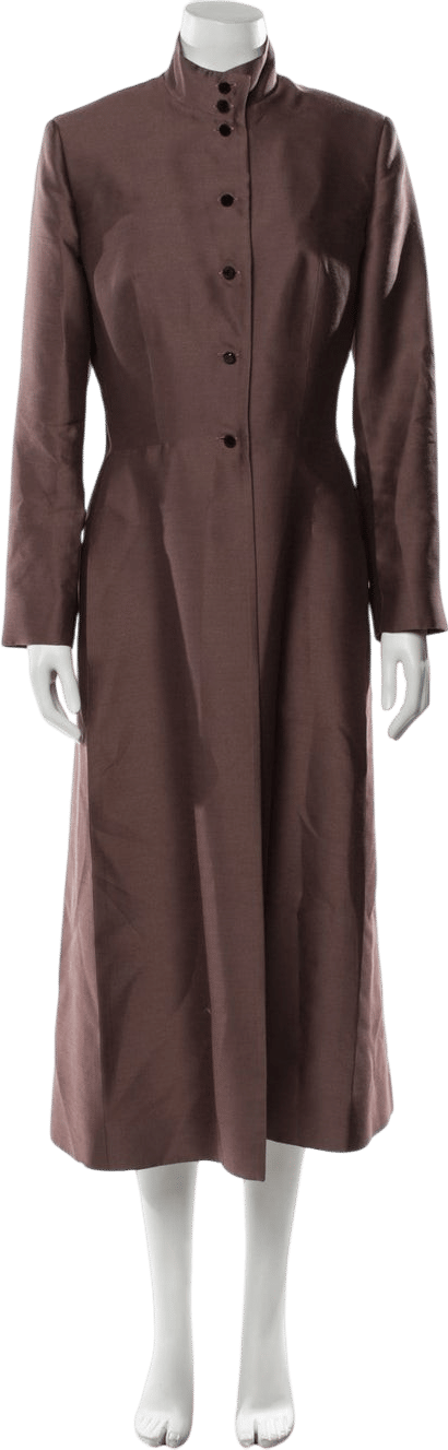 Silk Trench Coat