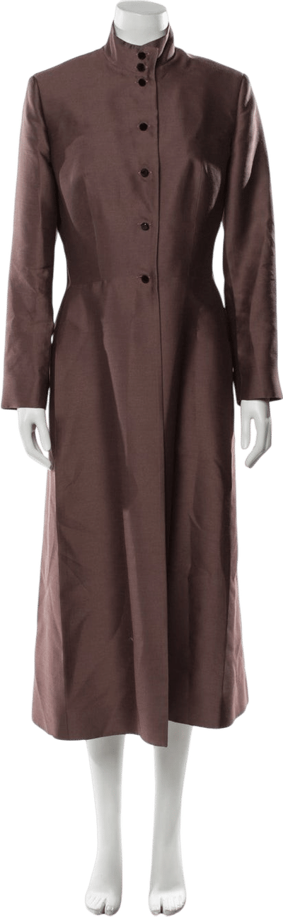Silk Trench Coat