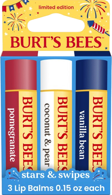 Burt's Bees Stars & Swipes Lip Balm 3 Pack
