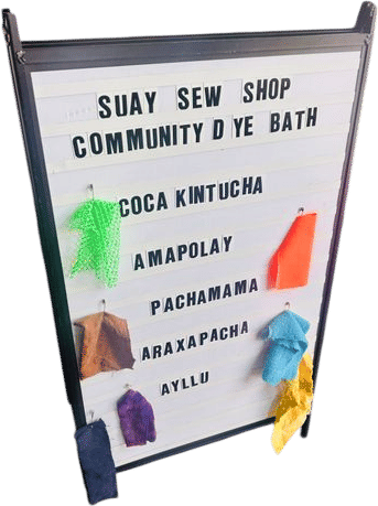 SUAY community dye bath