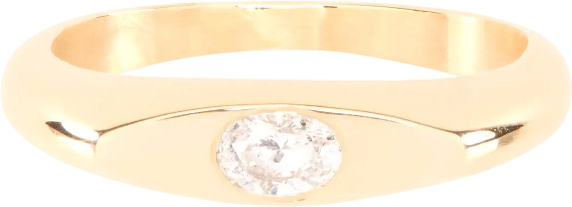 Bruce Stowe Diamond Signet Ring