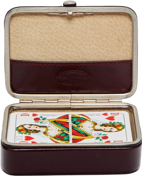 Leather Playing Cards Set