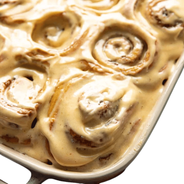 Pumpkin Cream Cheese Cinnamon Rolls