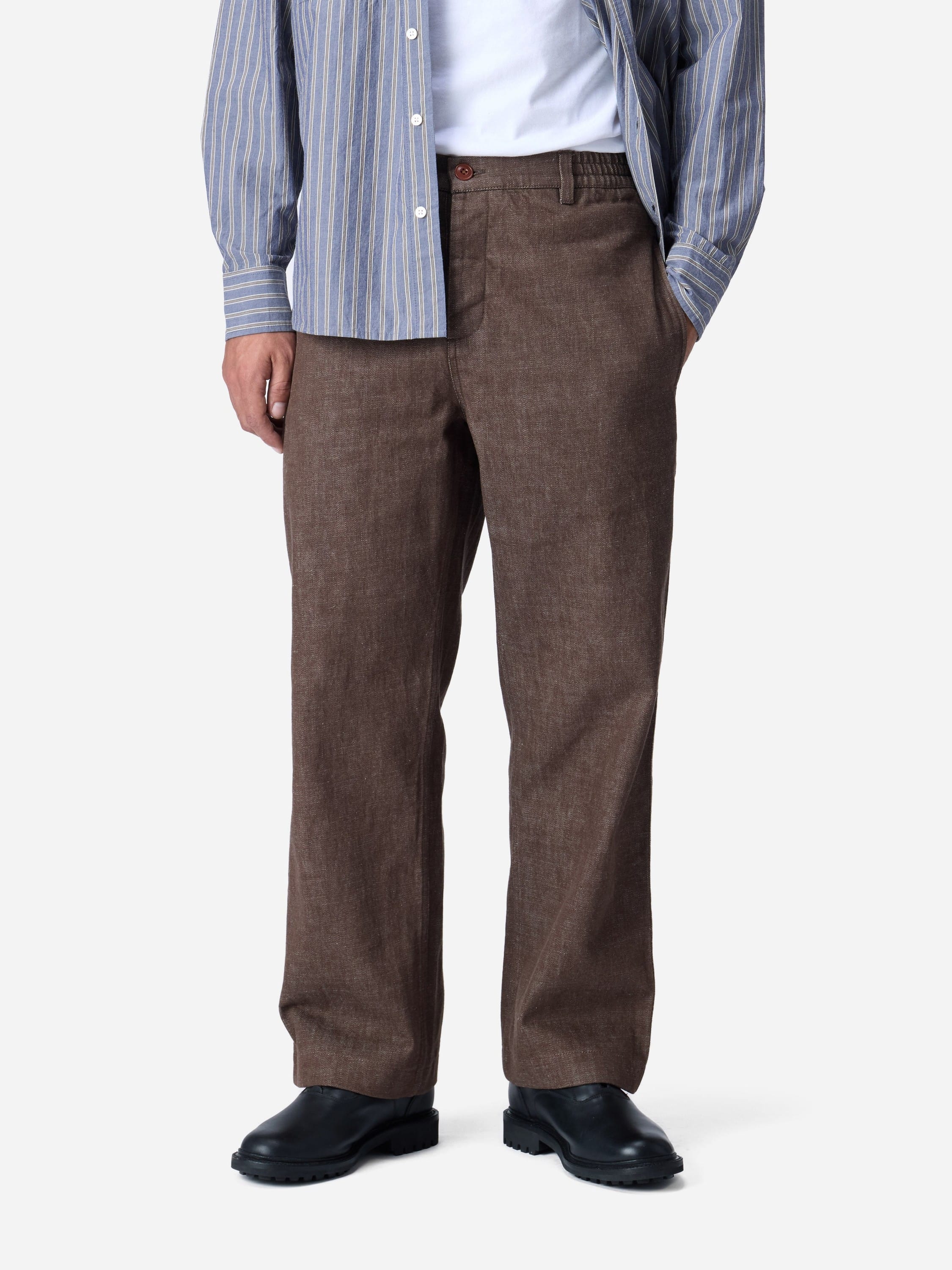 Harvest Pant Brown Denim