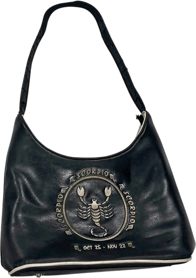 Vintage 90's Leather Scorpio Zodiac Purse