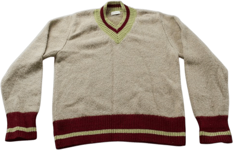 Dries Van Noten Men's Moon Alpaca & Merino Wool Blend Sweater LB3 Natural Small