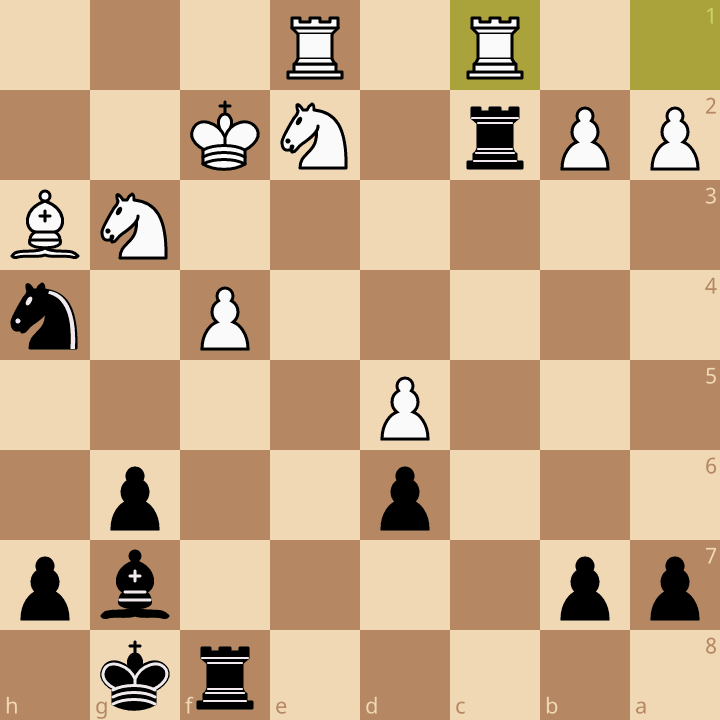 Chess tactic - Black to play