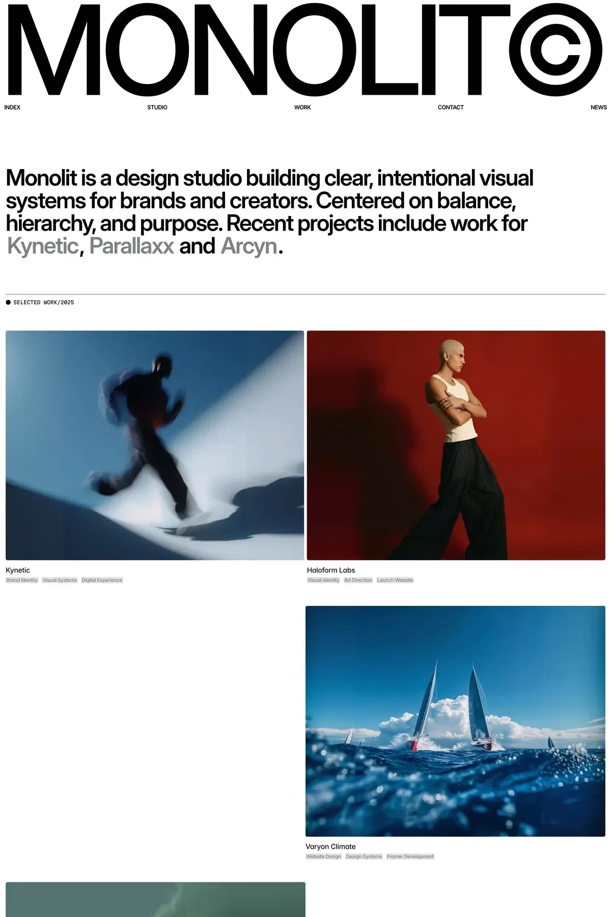 Landbook - website design inspiration gallery