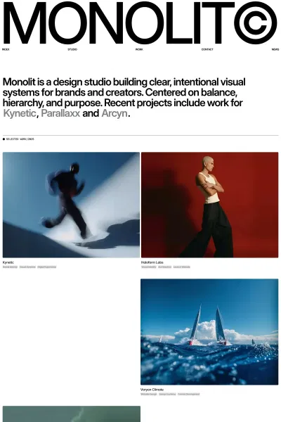 Landbook - website design inspiration gallery