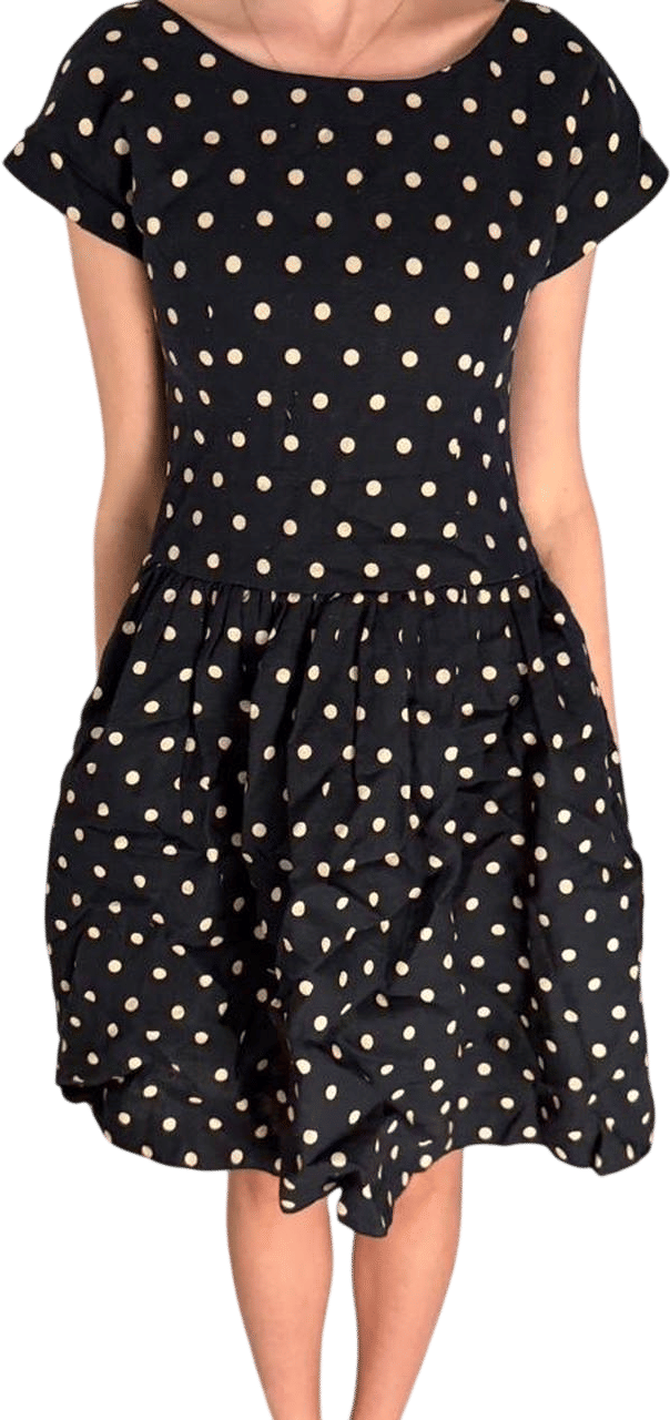 vintage poka dot dress