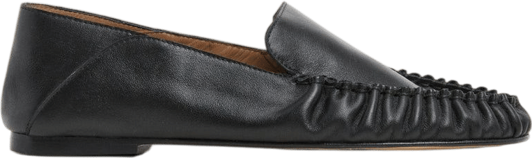 flattered bon bon leather loafers