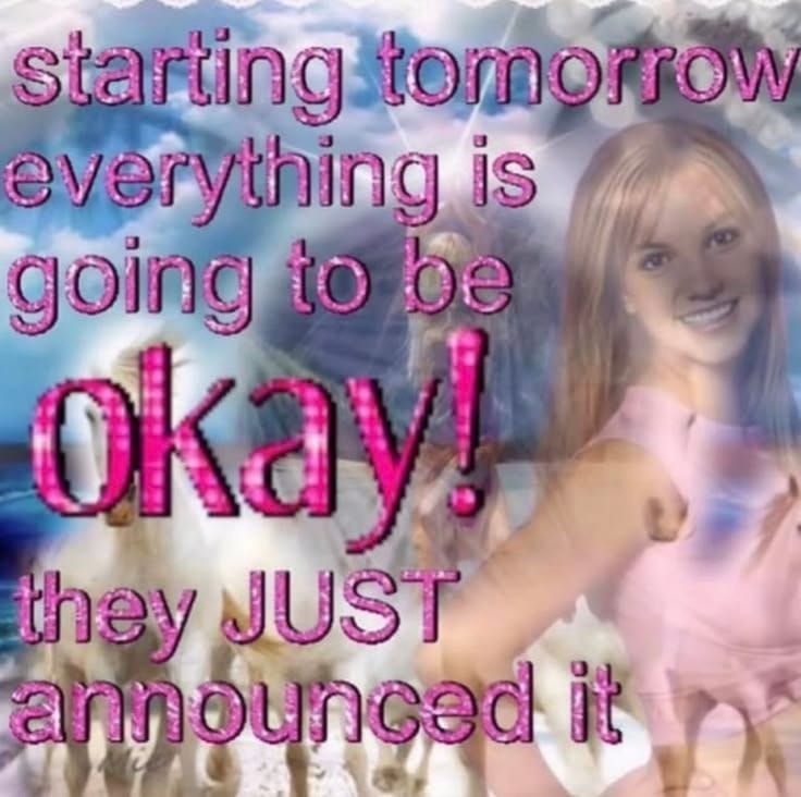 Hope for tomorrow to the tune of Annie but sung by Britney