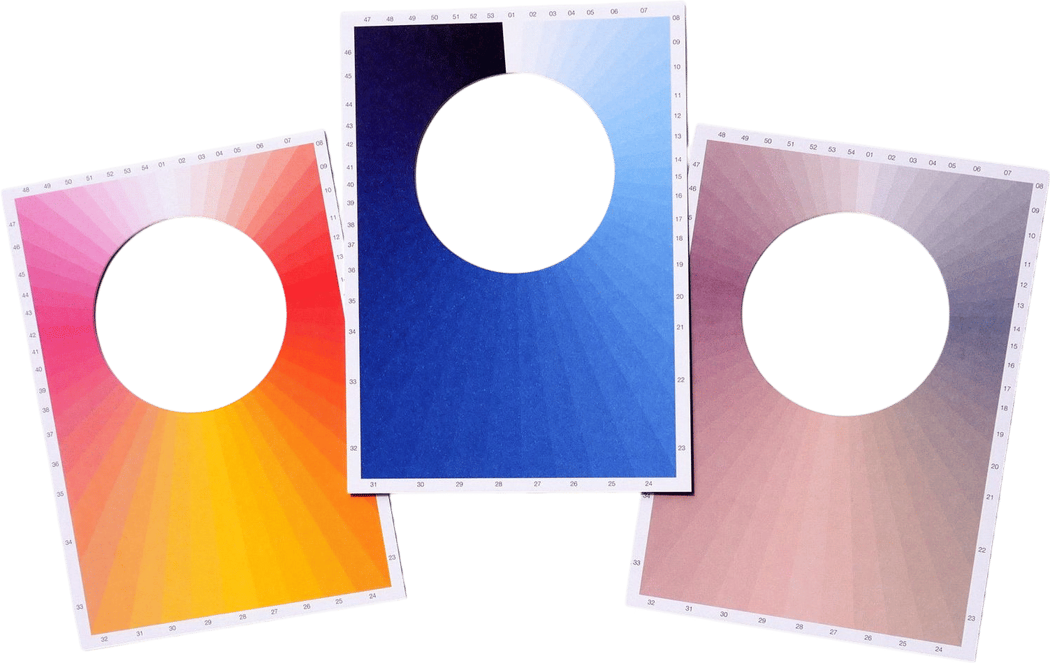cyanometer postcards