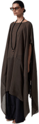 High Low Cotton Silk Caftan