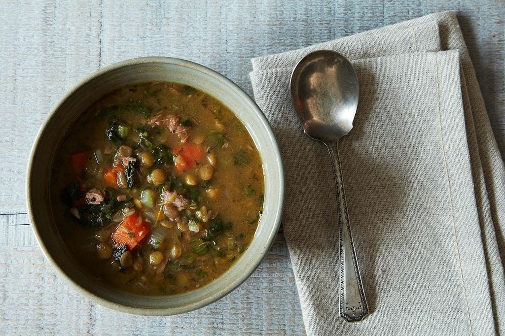 Antonia James's Lentil and Sausage Soup for a Cold Winter's Night