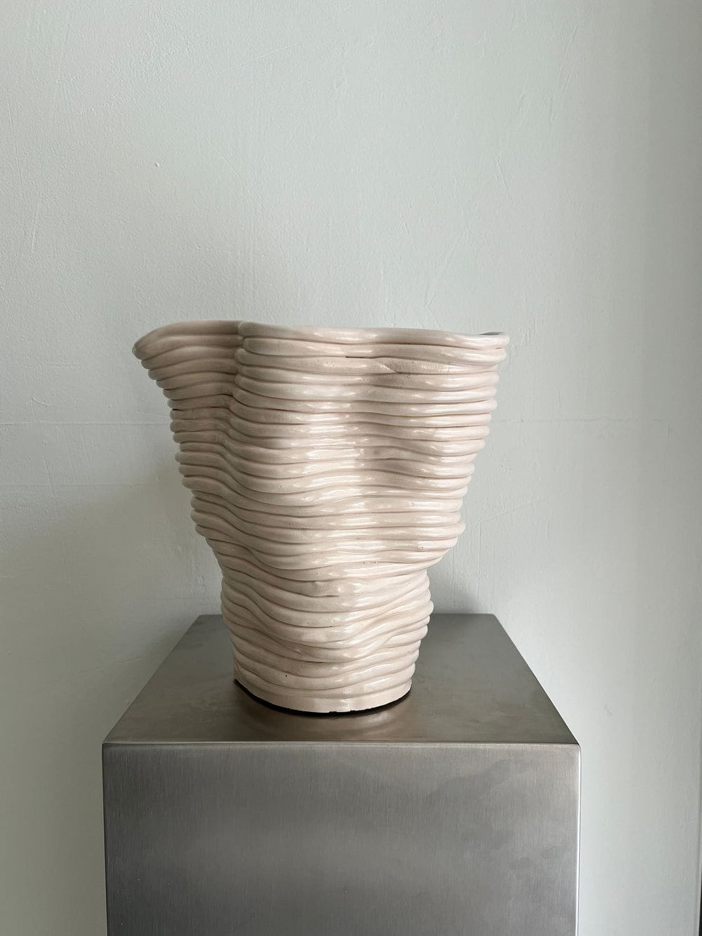 Wobbly Vase Natural by 2222Studio