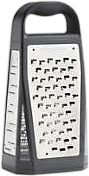 Microplane 5-Blade Box Grater Black + Reviews | Crate & Barrel
