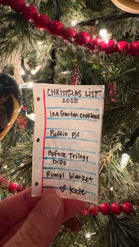DIY Shrinky Dink Christmas List Ornament