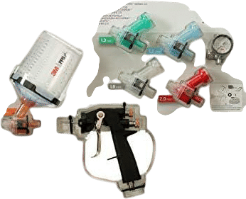 3M Accuspray Paint Spray Gun System with PPS 2.0, 26580, Standard, 22 Ounces, Use for Cars, Furniture, Cabinets and More, 1 Paint Gun,1 Paint Cup,5 Disposable Lids and Liners,5 Nozzles,3 Sealing Plugs