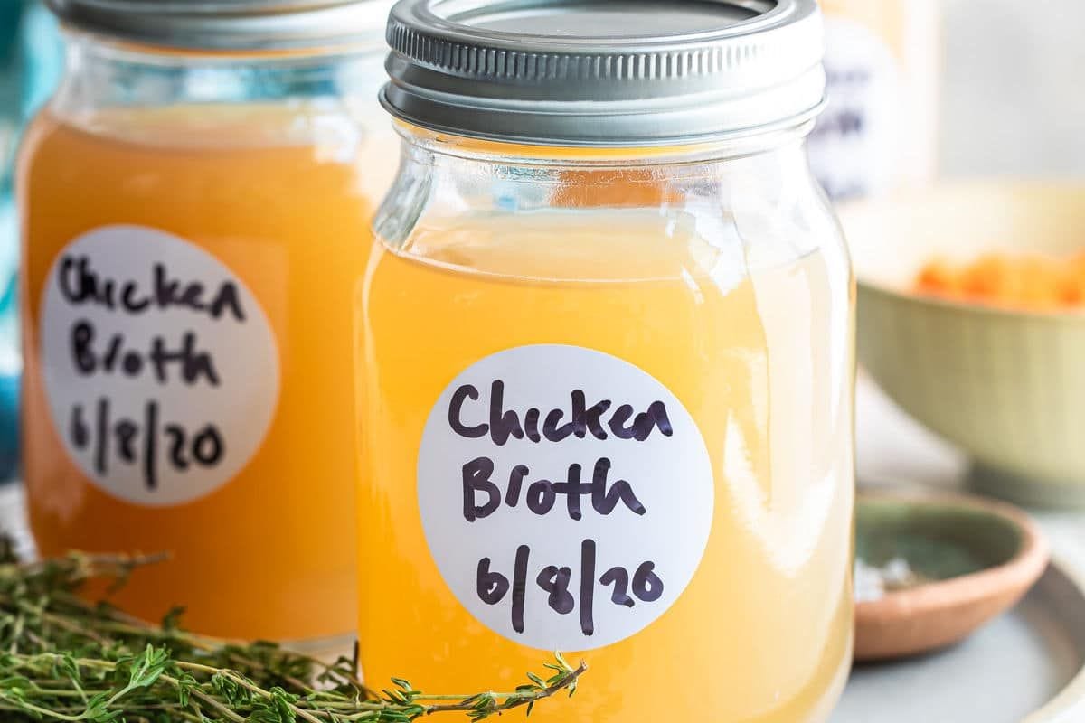 making your own chicken broth