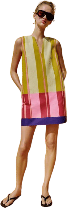 Zara Short Striped Dress