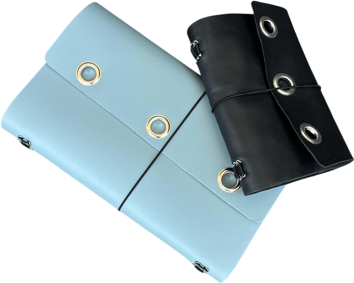 Personalized Leather Journal Cover Trifold