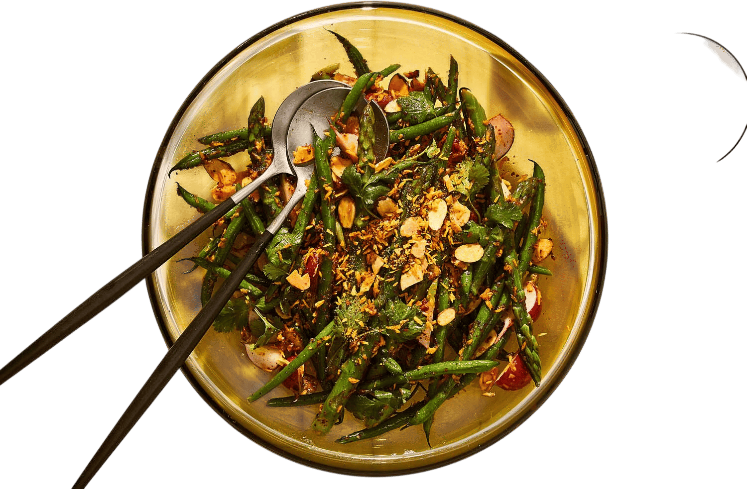 Crispy Coconut, Asparagus and Green Bean Salad (Yotam Ottolenghi)