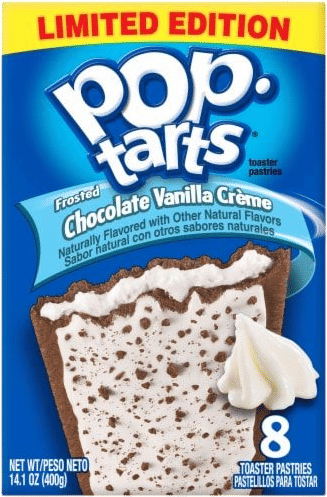 retired frosted chocolate vanilla crème pop-tarts