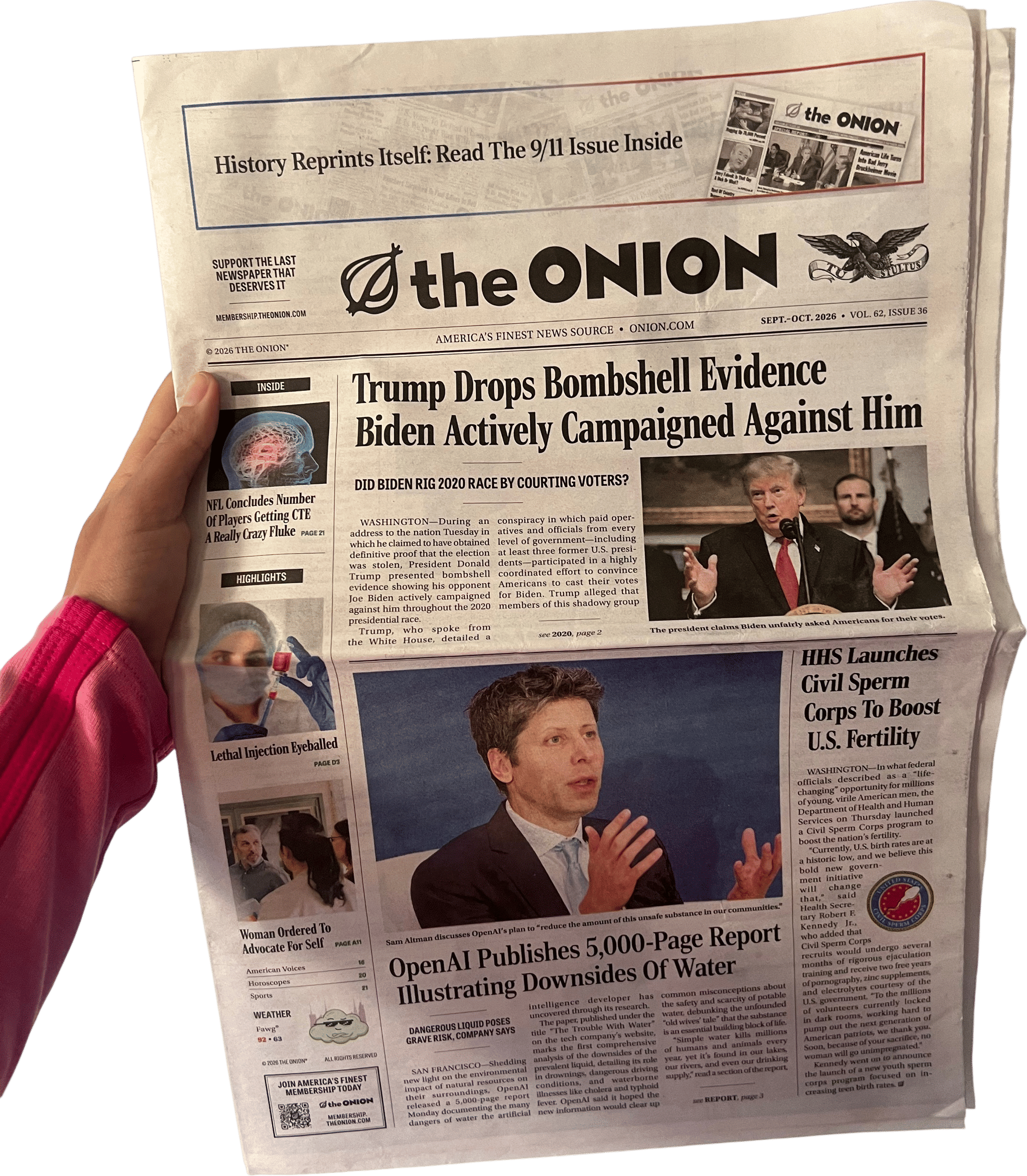 Subscribing to The Onion print newspaper (it's back!)
