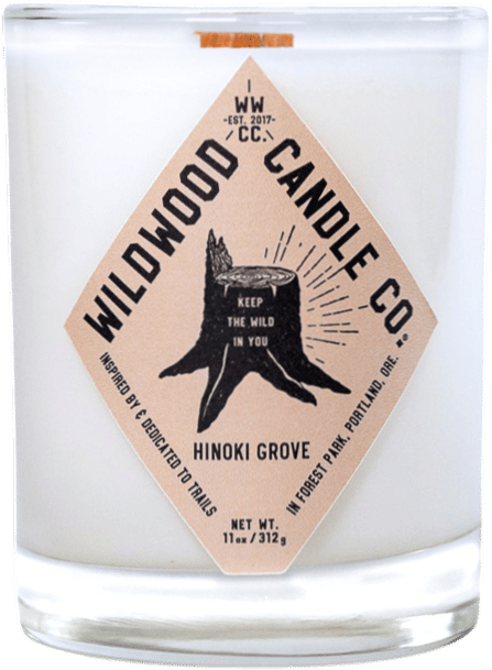 Hinoki Grove Candle - cypress, hinoki bark, vetiver