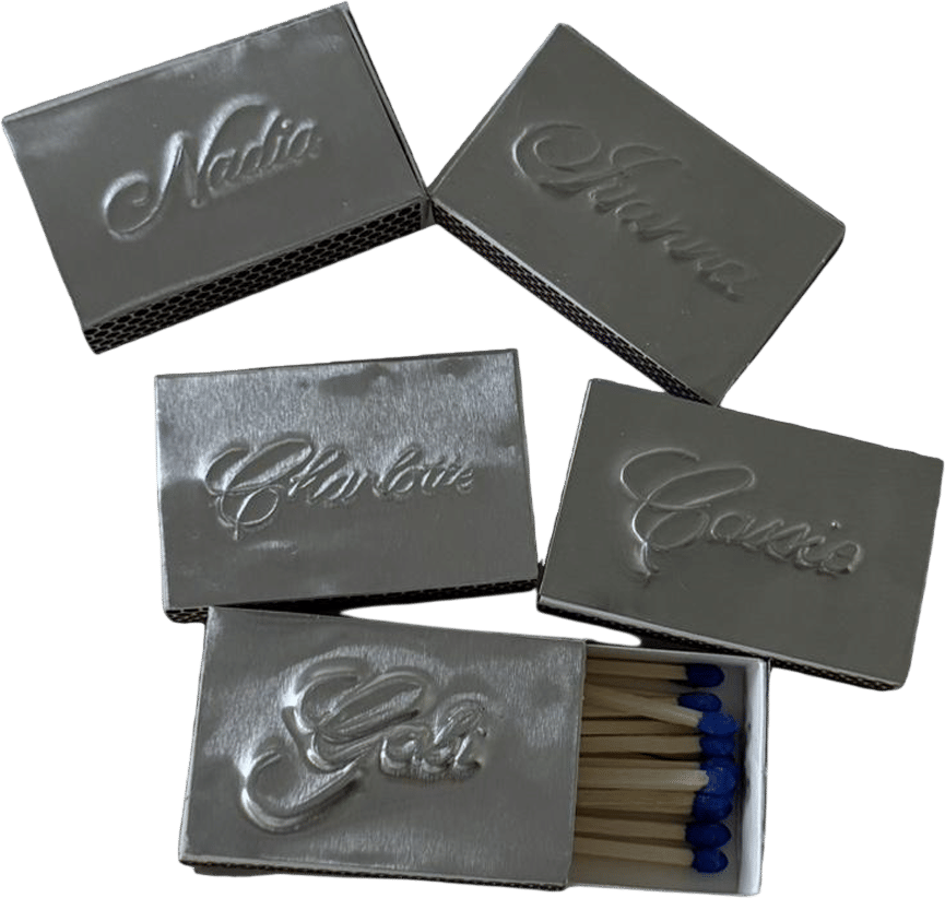 Embossed Matchbook Cases