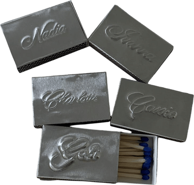 Embossed Matchbook Cases