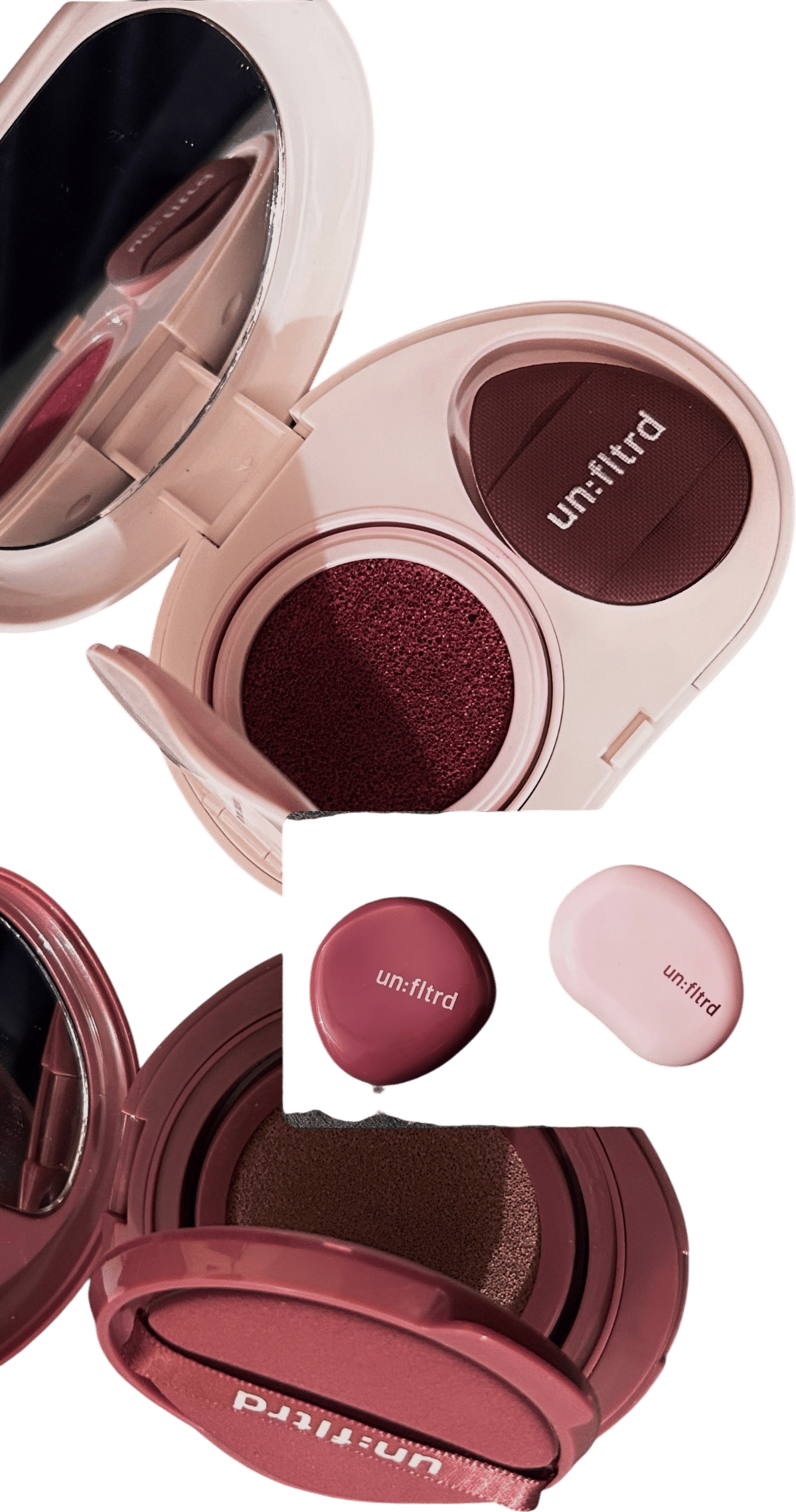 unfiltrd cushion foundation and cushion blush