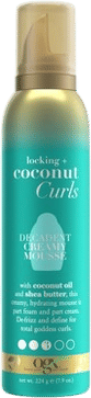 Locking + Coconut Curls Creamy Mousse