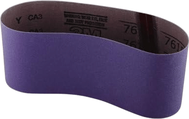 Regalite Resin Bond 120 Grit Cloth Sanding Belt (4-in x 24-in)
