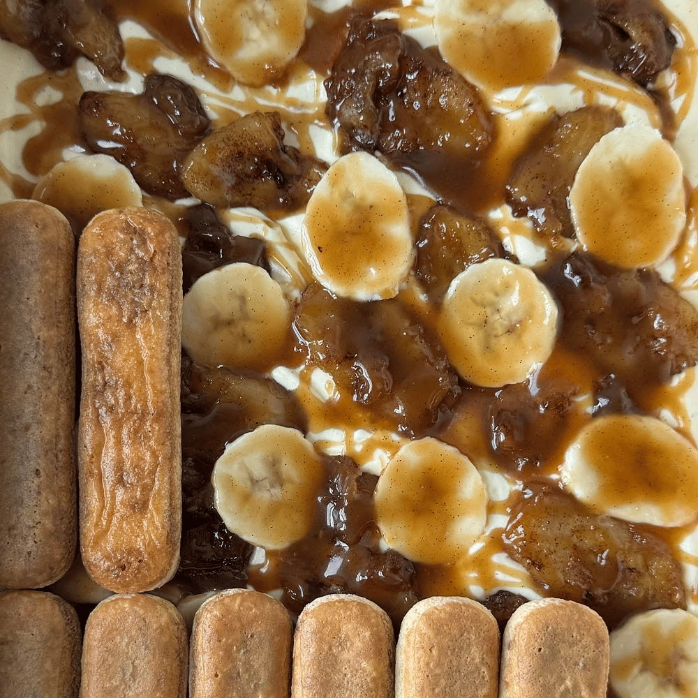 bananas foster tiramisu