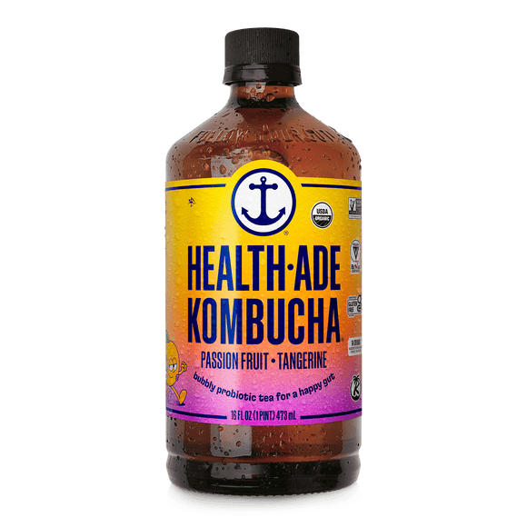 passion fruit-tangerine kombucha