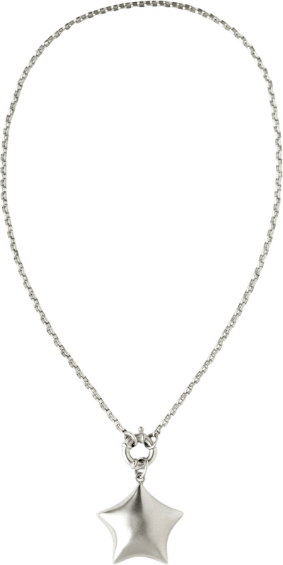 Puffed Star Necklace