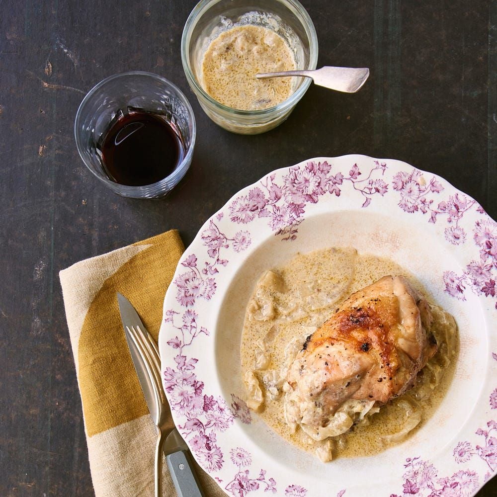 Julia Turshen’s Chicken with Onion Gravy