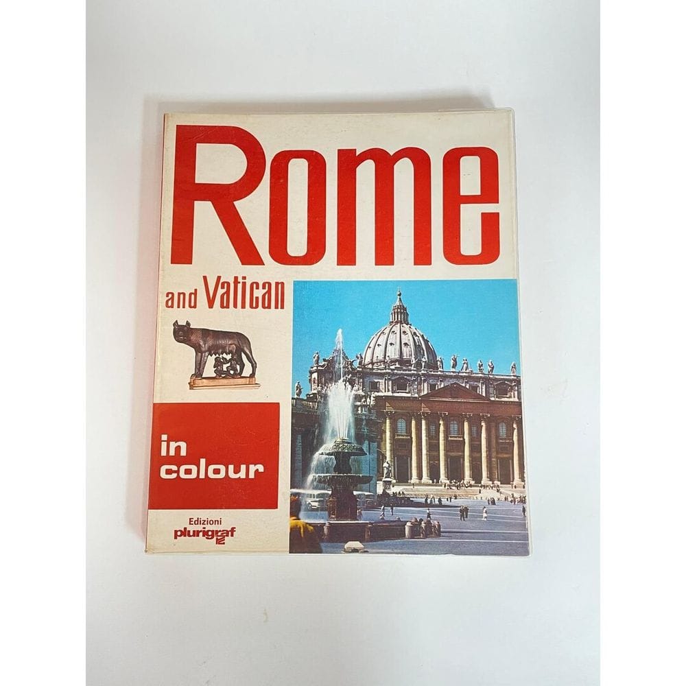 Vintage 1977 Rome & Vatican in Colour Loretta Santini Plurigraf Italy Guidebook - Etsy