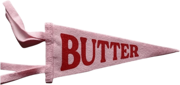 Butter Pennant Flag