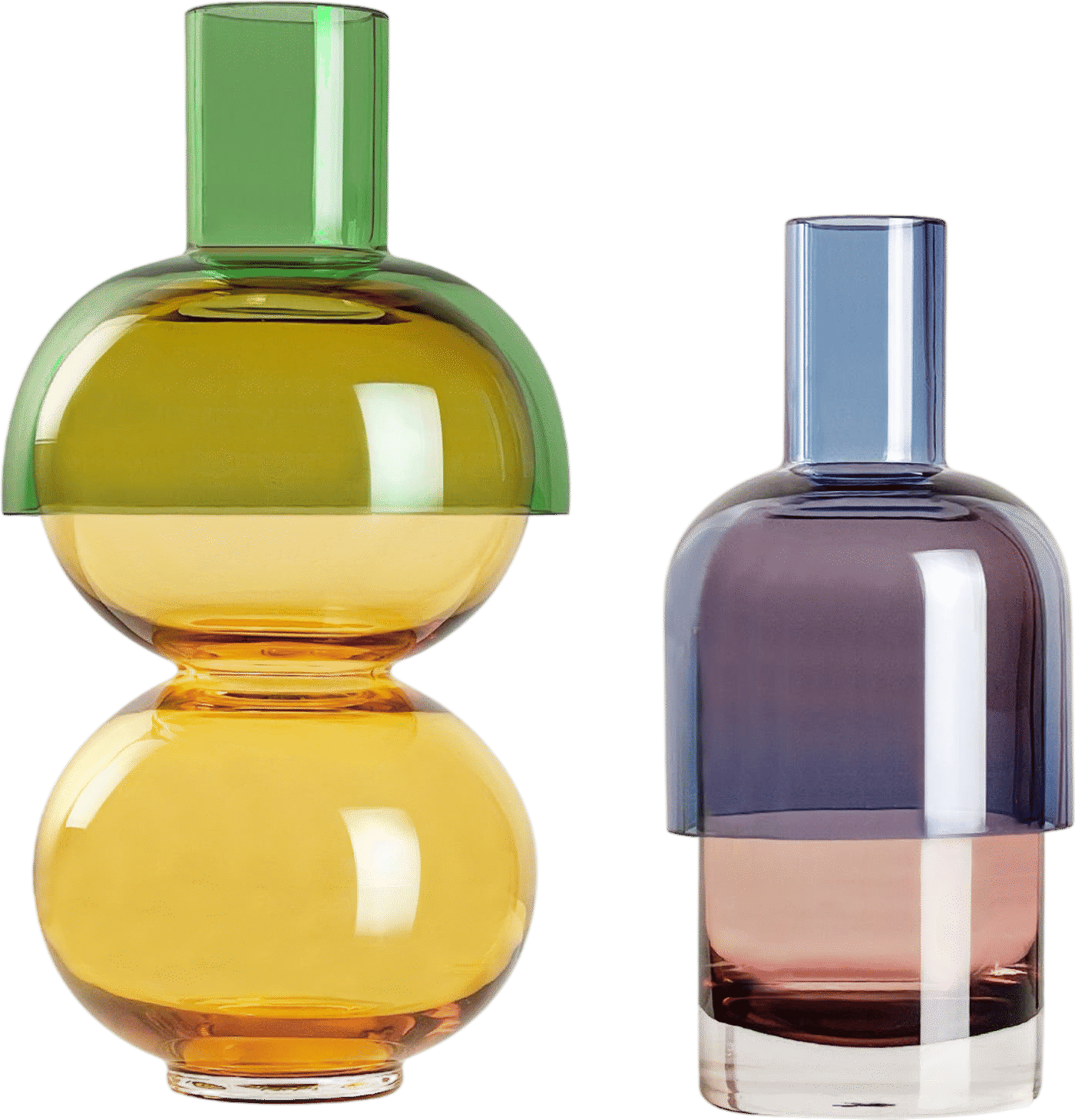 Set of 2 Reversible Vases