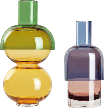 Set of 2 Reversible Vases