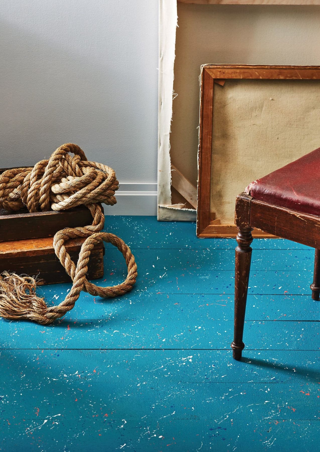 Splatter-Dash Your Wood Floors