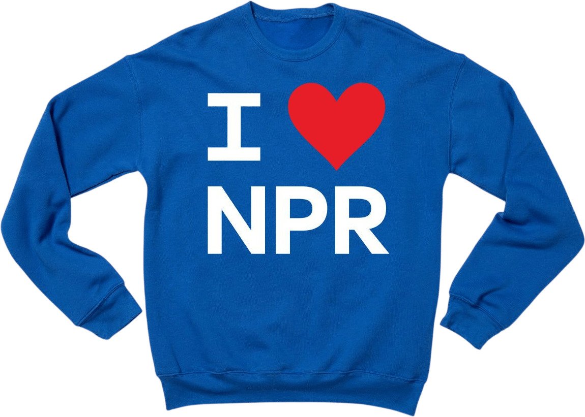 I Heart NPR Crewneck Sweatshirt