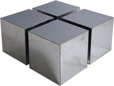 Modular Chrome Coffee Table