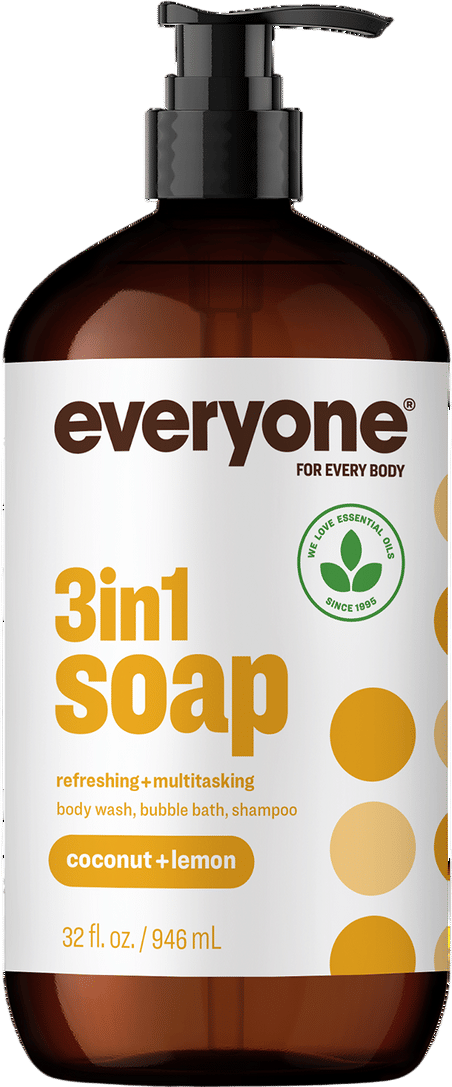 EVERYONE Coconut + Lemon 3in1 Soap